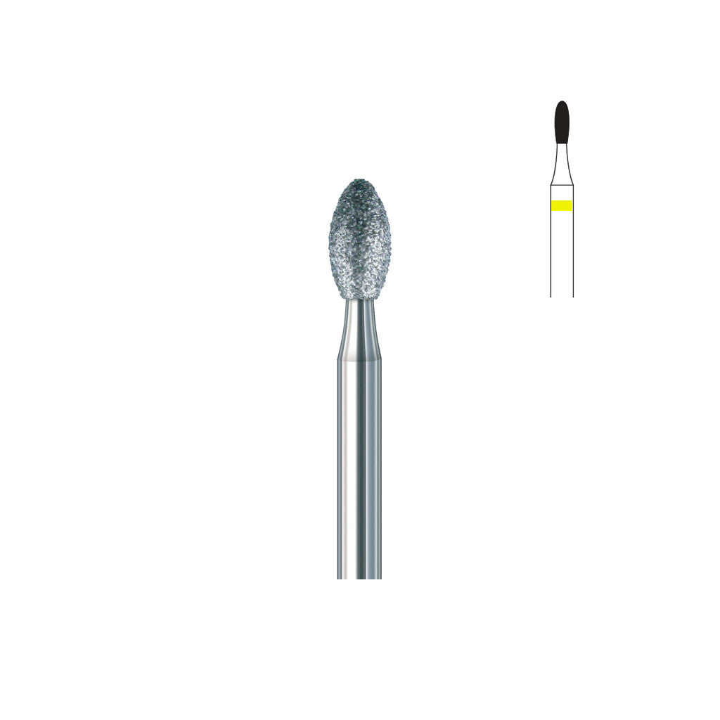 Fraise diamant 379.FG 012 extra fins ovoïde