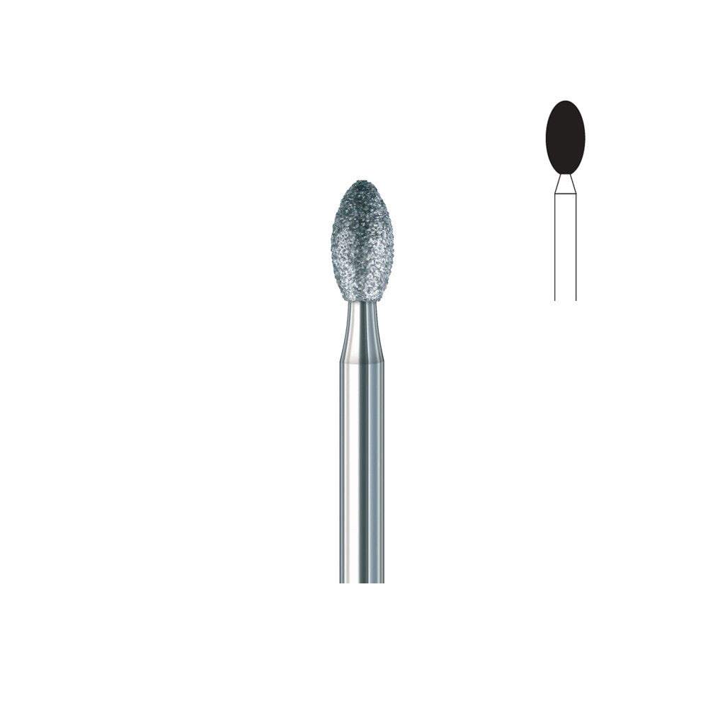 Fraise diamant 379.FG 012 grains moyens ovoïde