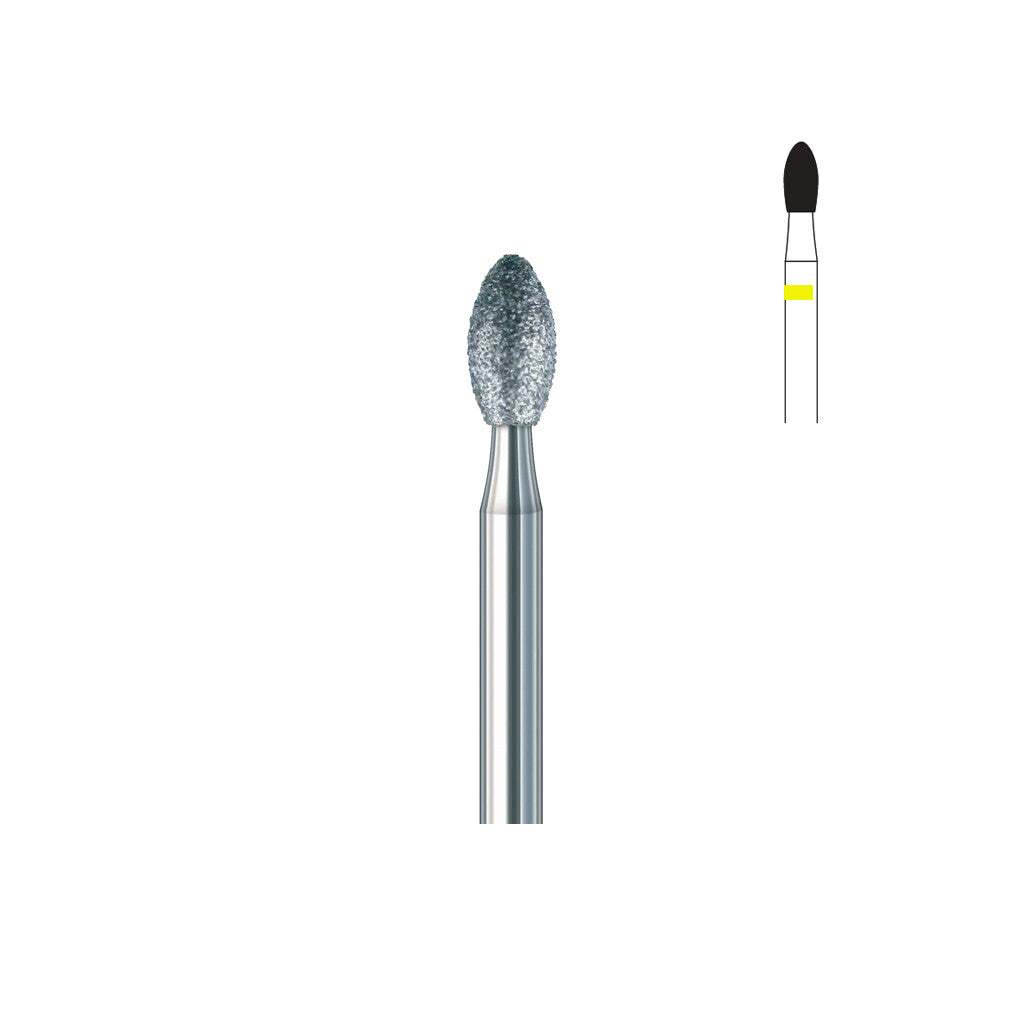 Fraise diamant 379.FG 018 extra fins ovoïde