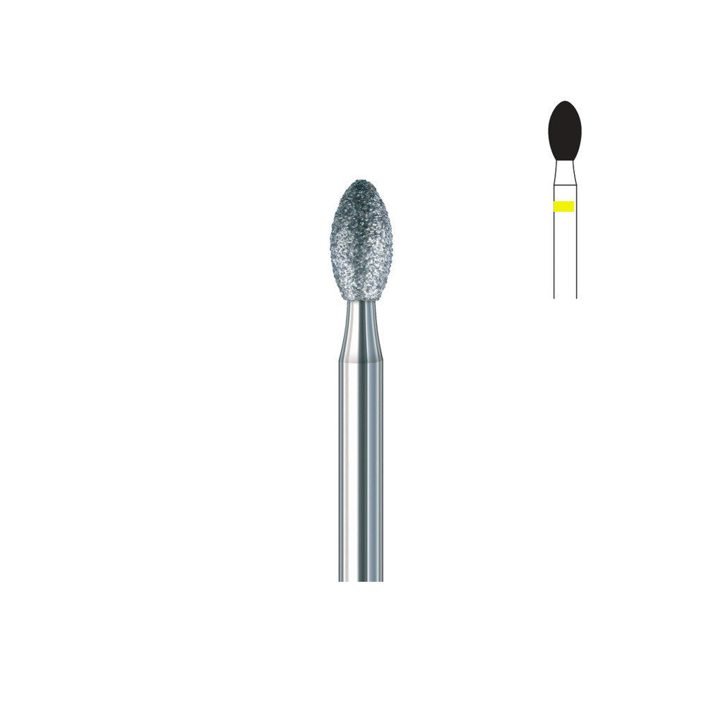 Fraise diamant 379.FG 023 extra fins ovoïde