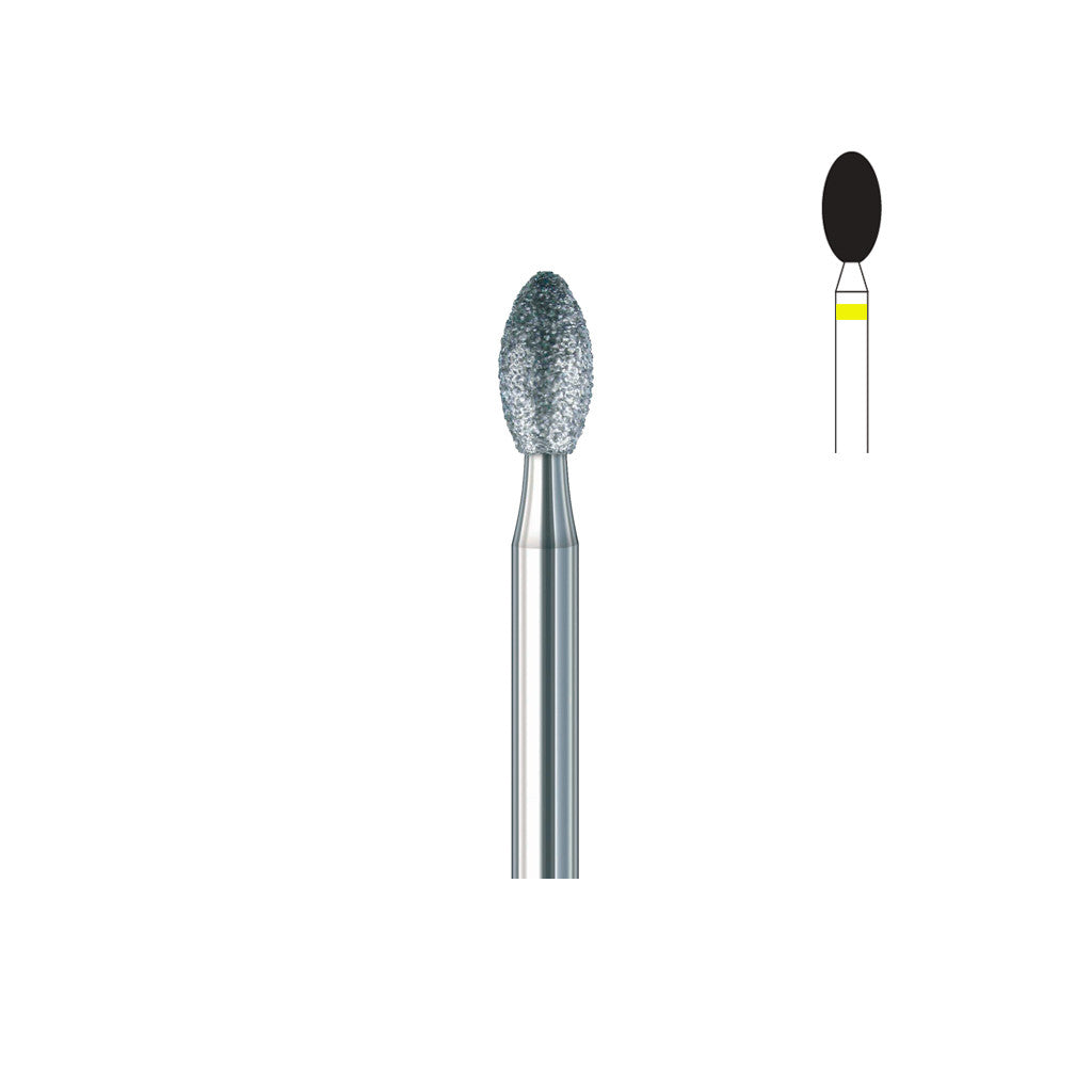 Fraise diamant 379.FG 029 extra fins ovoïde