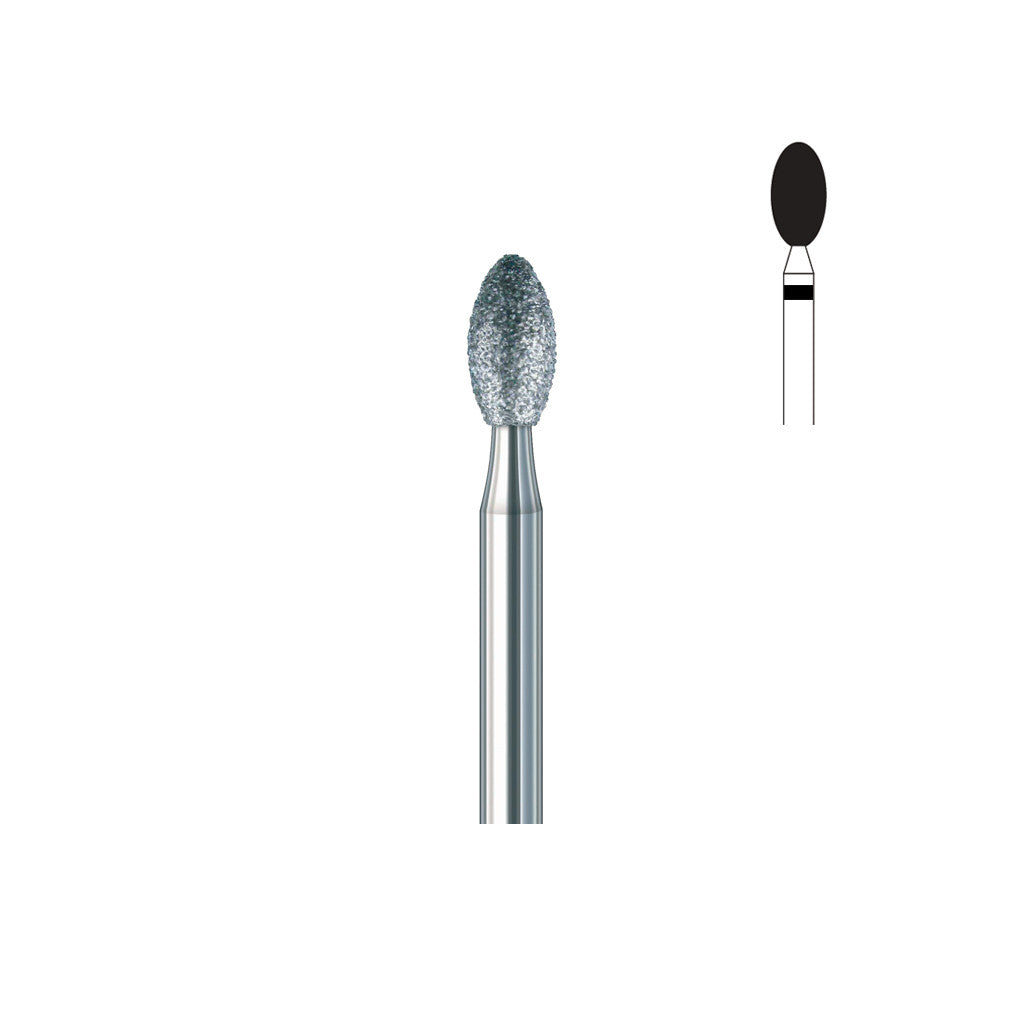 Fraise diamant 379.FG 029 super gros grains ovoïde