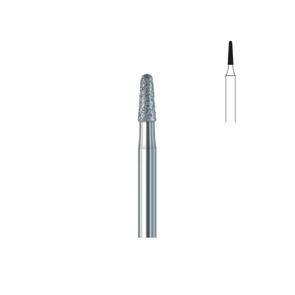 Fraise diamant 849.FG 009 grains moyens cône bout arrondi