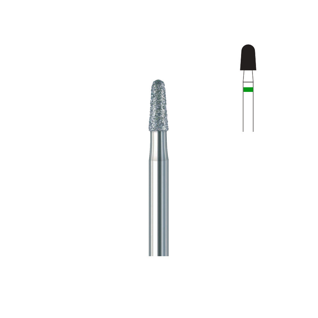 Fraise diamant 849.FG 025 gros grains cône bout arrondi