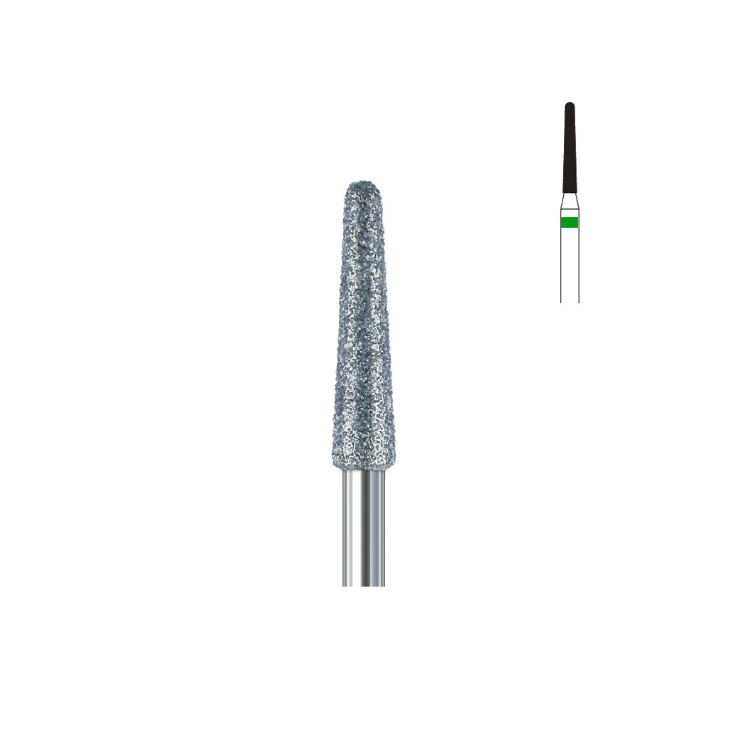 Fraise diamant 856.FG 012 gros grains cône bout arrondi