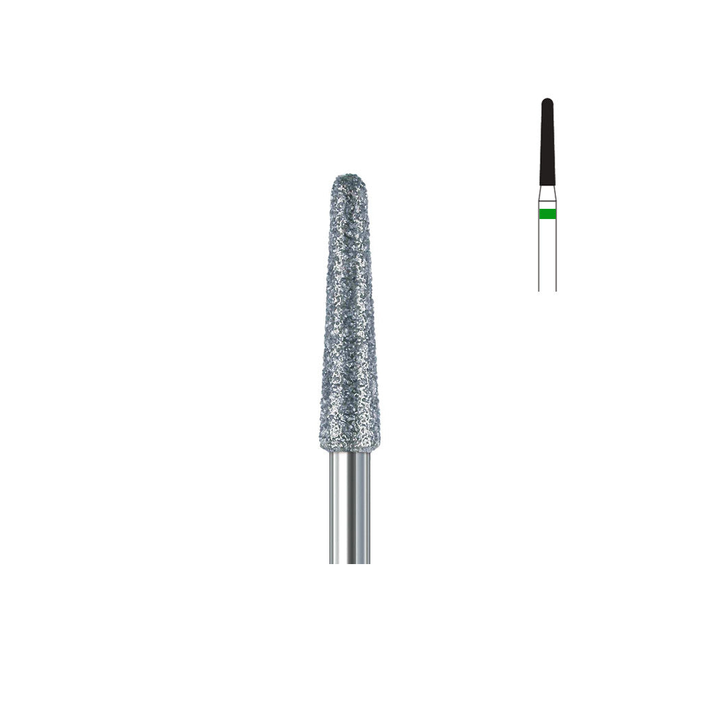 Fraise diamant 856.FG 014 gros grains cône bout arrondi