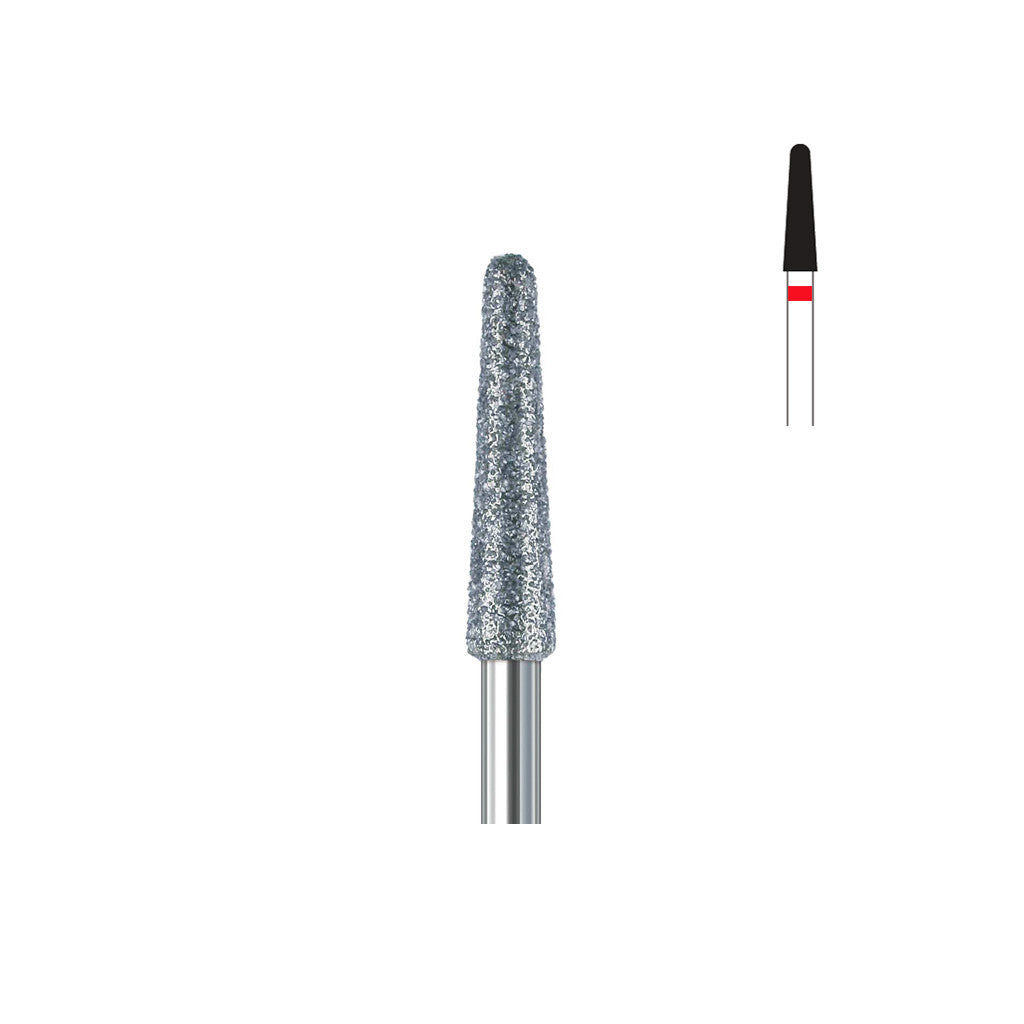 Fraise diamant 856.FG 021 grains fins cône bout arrondi