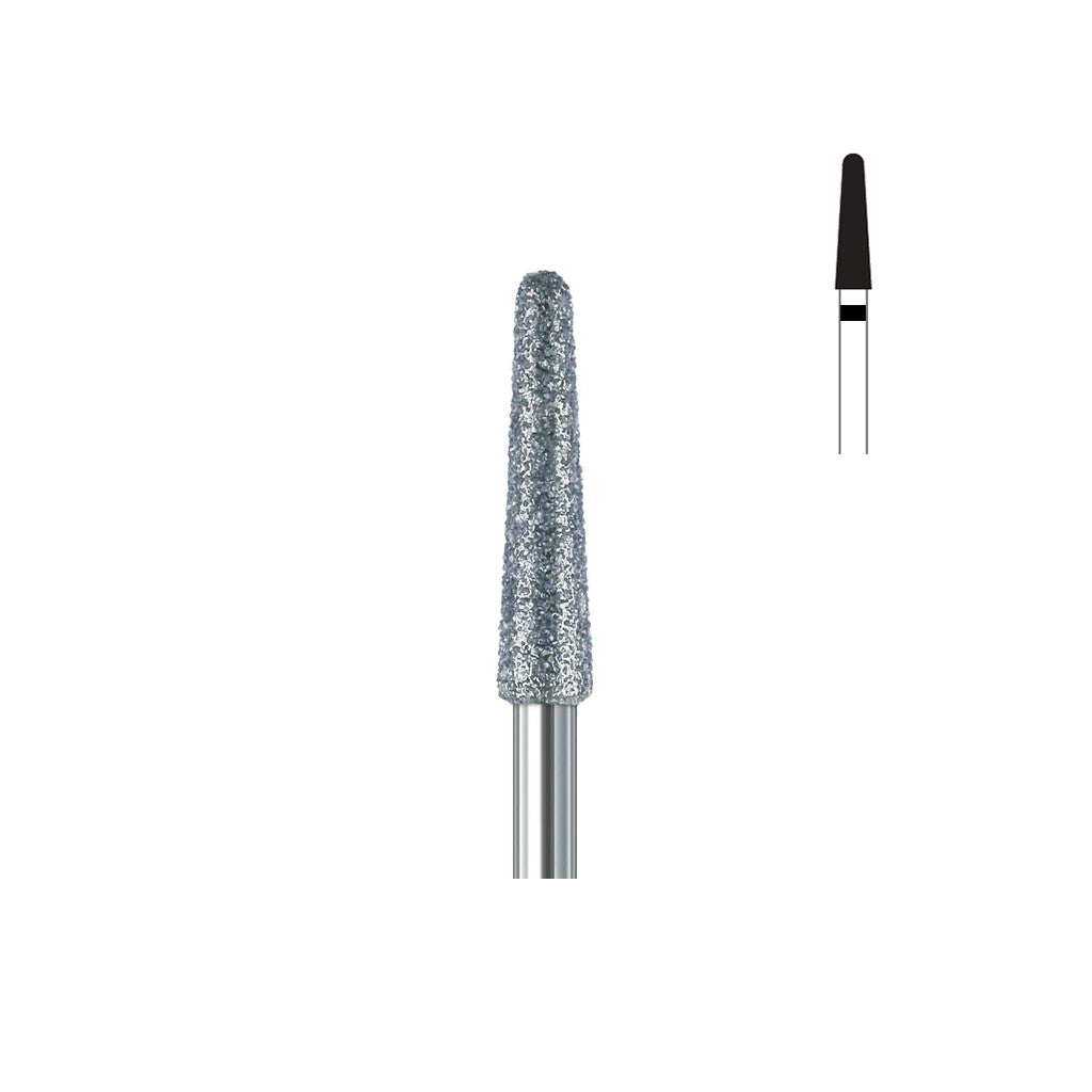 Fraise diamant 856.FG 021 super gros grains cône bout arrondi