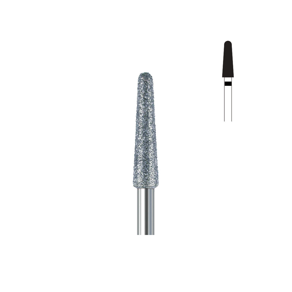 Fraise diamant 856.FG 025 super gros grains cône bout arrondi