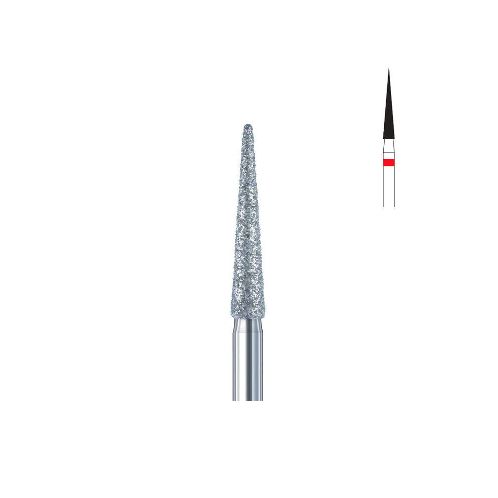 Fraise diamant 859.FG 016 grains fins cône bout pointu