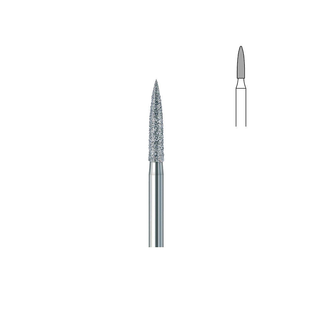 Fraise diamant 862.FG 018 grains moyens flamme