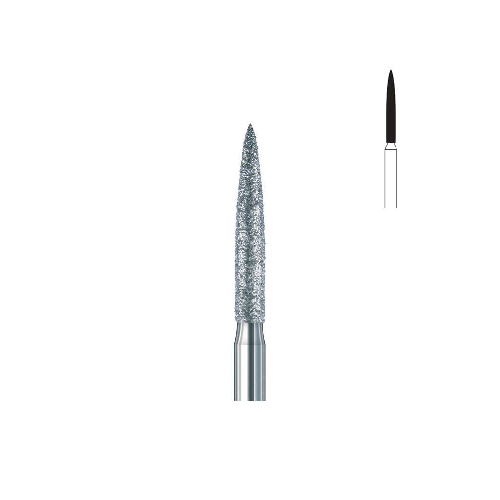 Fraise diamant 863.FG 012 grains moyens flamme