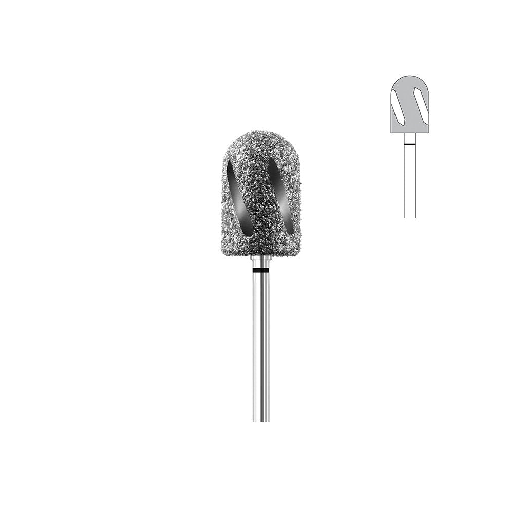 Fraise diamant DT5880-080 super gros grains cylindre bout arrondi