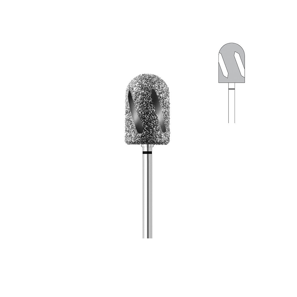 Fraise diamant DT5880-095 super gros grains cylindre bout arrondi
