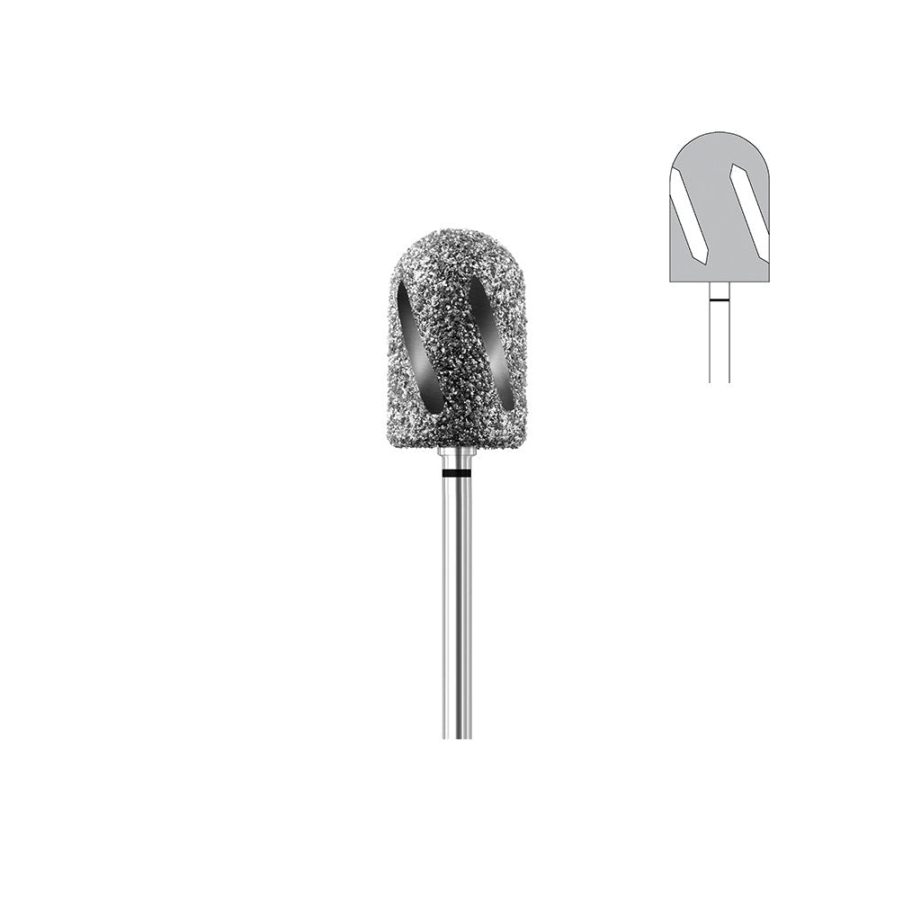 Fraise diamant DT5880-115 super gros grains cylindre bout arrondi