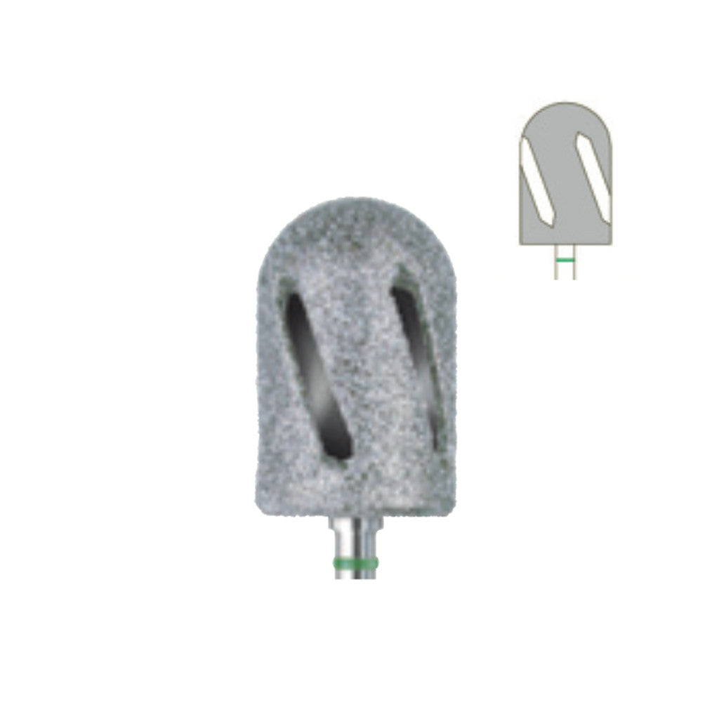 Fraise diamant DT6880-115 gros grains cylindre bout arrondi