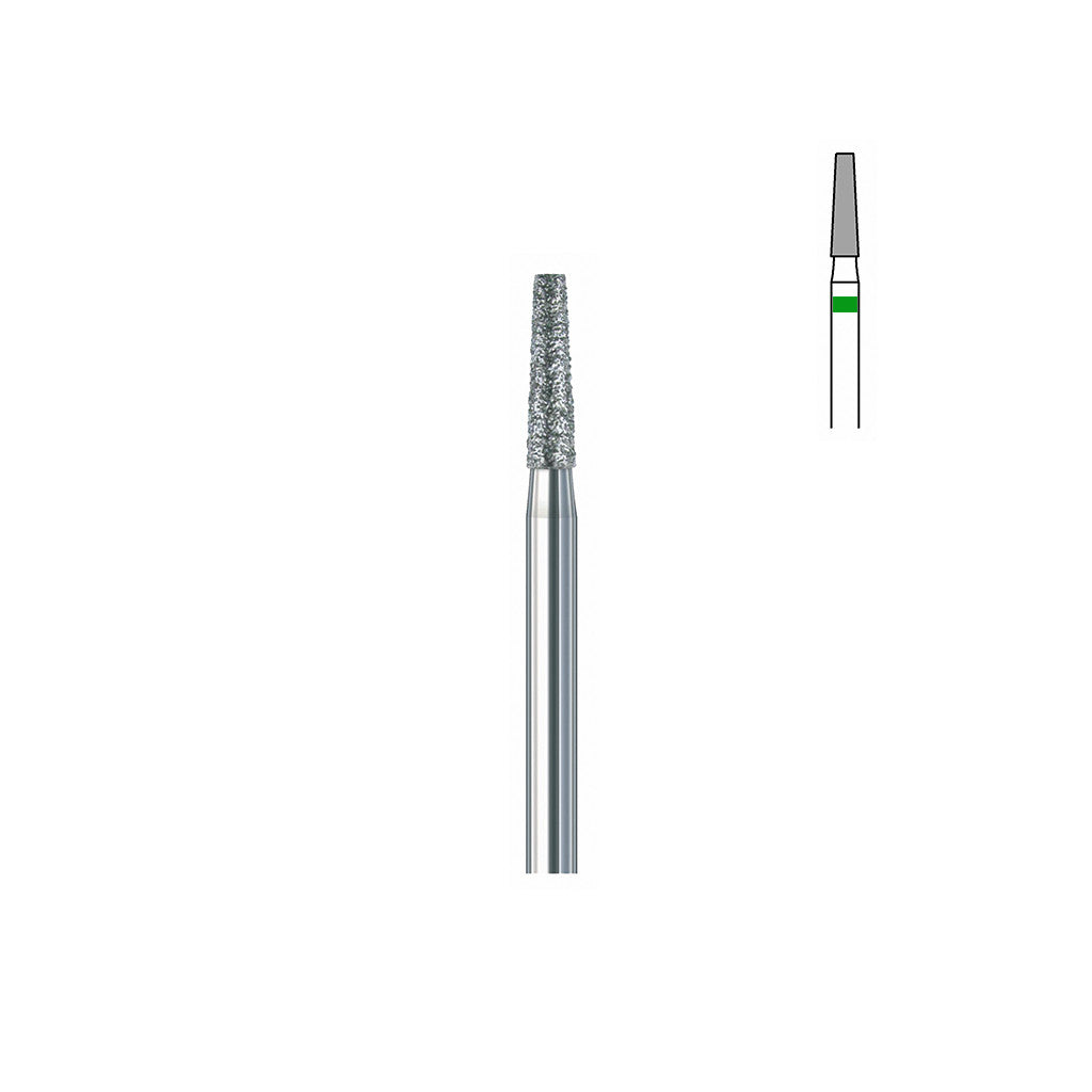 Fraise diamant 846.FG 016 gros grains cône bout plat