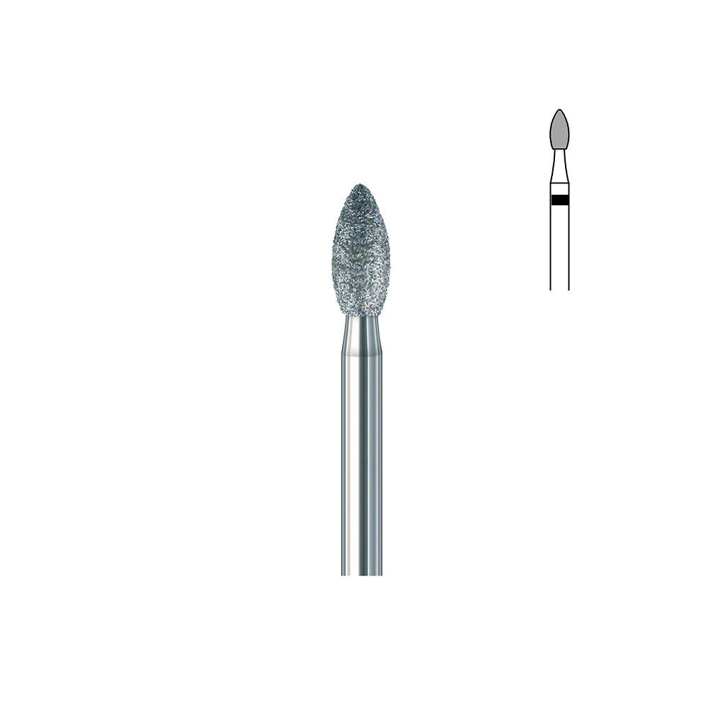 Fraise diamant 368 016 FG super gros grains bouton