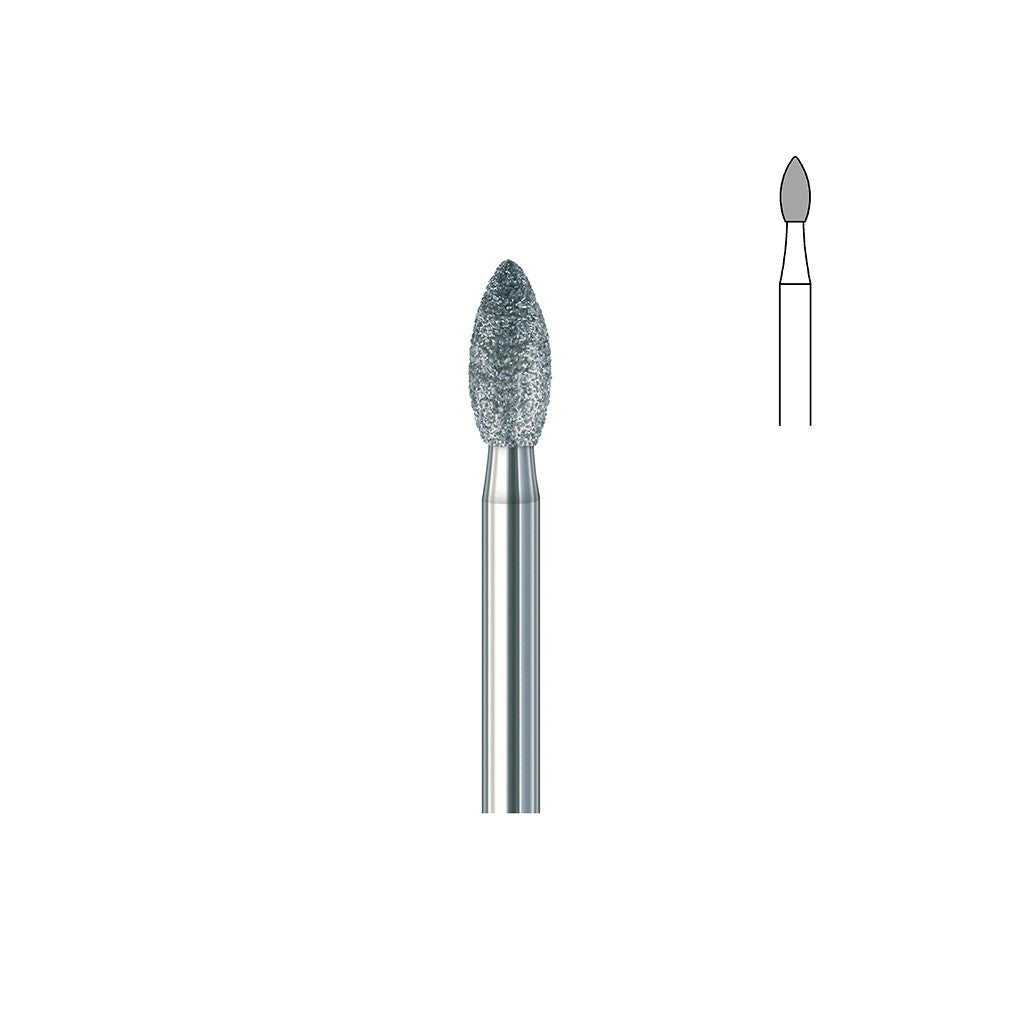 Fraise diamant 368 023 PM grains moyens bouton
