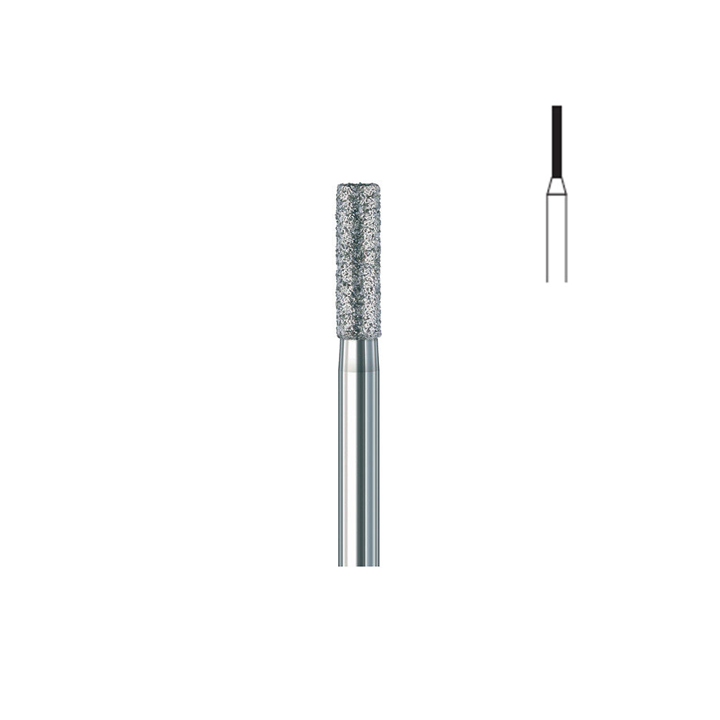 Fraise diamant 836.FG 008 grains moyens cylindre bout plat