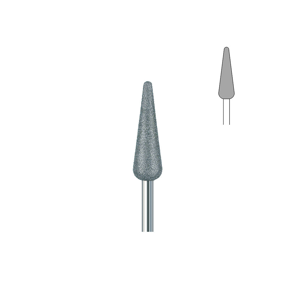 Fraise diamant 893 060 grains moyens cône bout arrondi