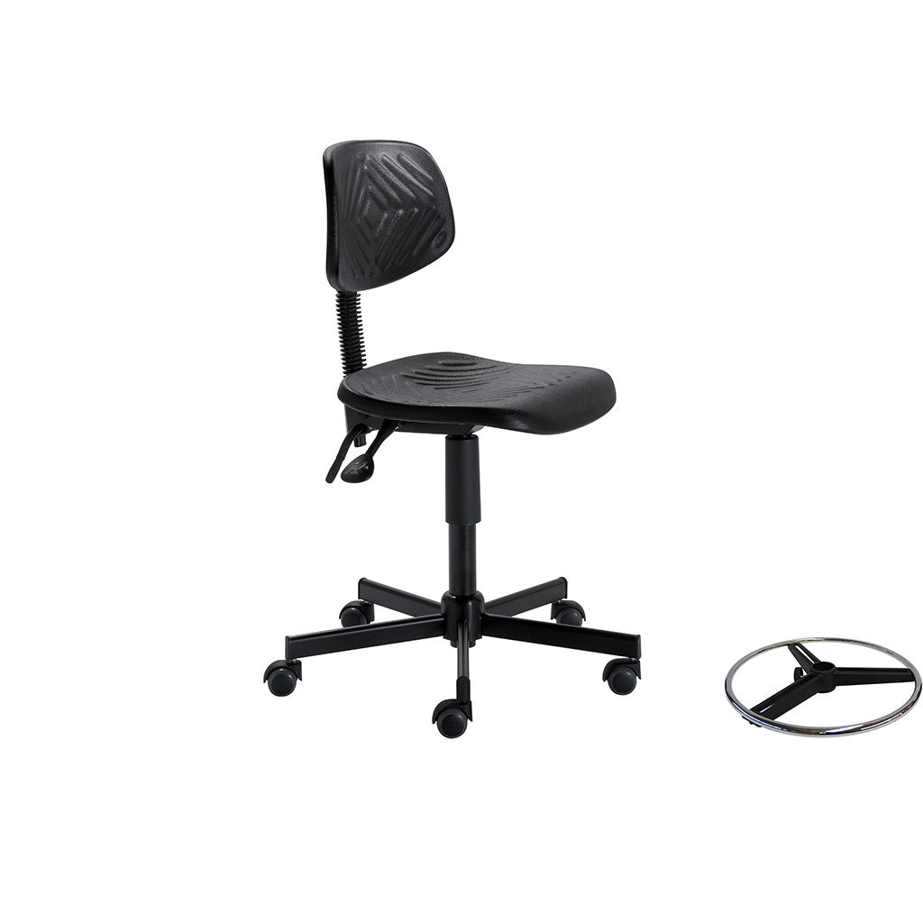Siège polyuréthane Ergotech H3 RP2 asynchrone 570 à 820 mm