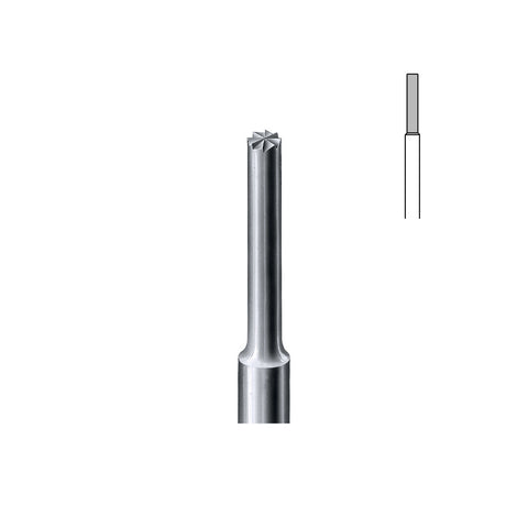 Fraise carbure 207 012 FG cylindre avec dent frontal