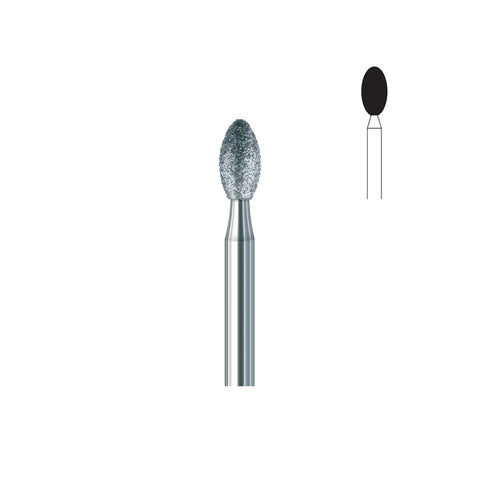 Fraise diamant 379.FG 029 grains moyens ovoïde