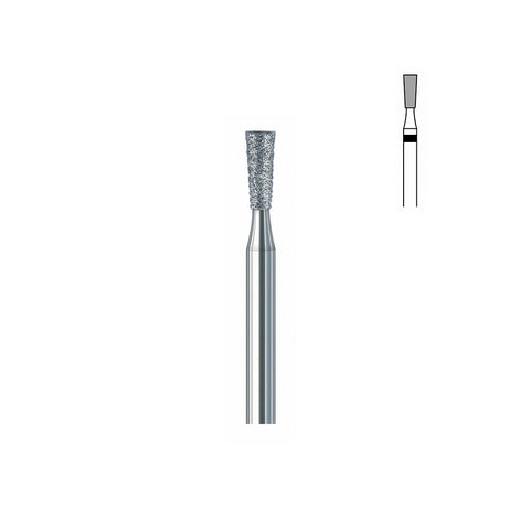 Fraise diamant 807.FG 016 super gros grains cône renversé