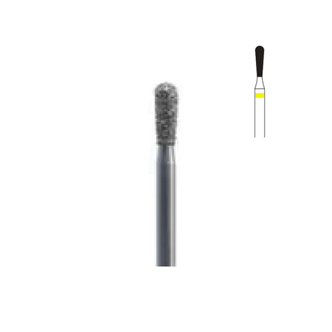 Fraise diamant 830L.FG 014 extra fins poire longue