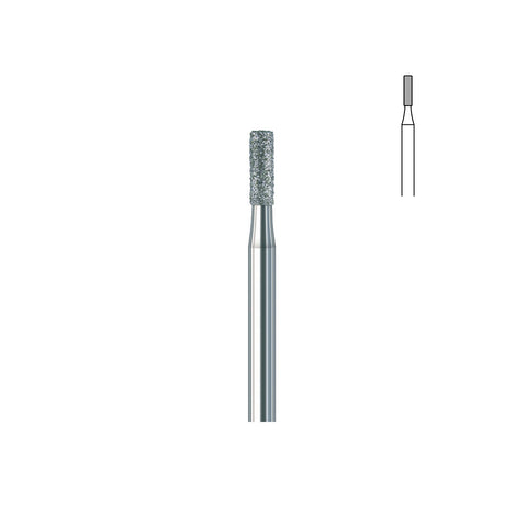 Fraise diamant 835.FG 010 grains moyens cylindre bout plat