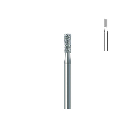 Fraise diamant 835.FG 012 grains moyens cylindre bout plat