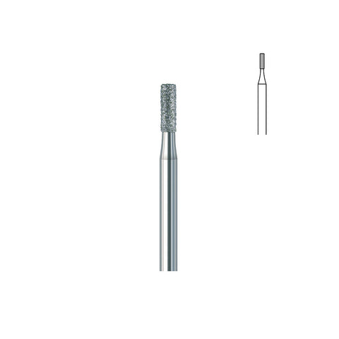 Fraise diamant 835.FG 007 grains moyens cylindre bout plat