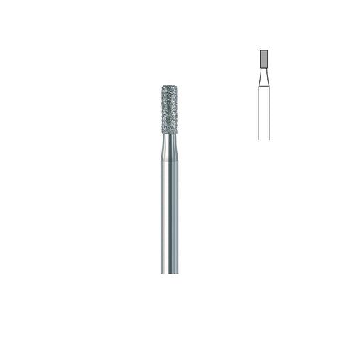 Fraise diamant 835.FG 016 grains moyens cylindre bout plat