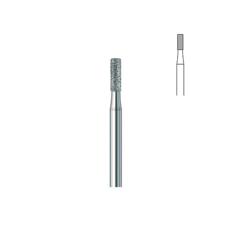Fraise diamant 835.FG 018 grains moyens cylindre bout plat