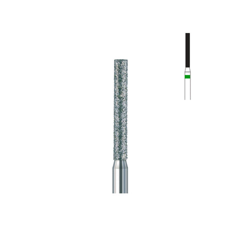 Fraise diamant 837L.FG 012 gros grains cylindre bout plat long