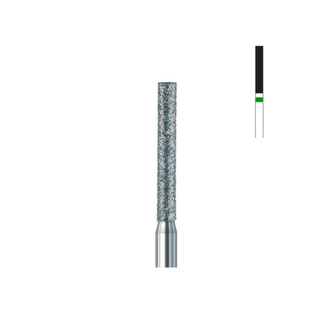 Fraise diamant 837L.FG 016 gros grains cylindre bout plat long
