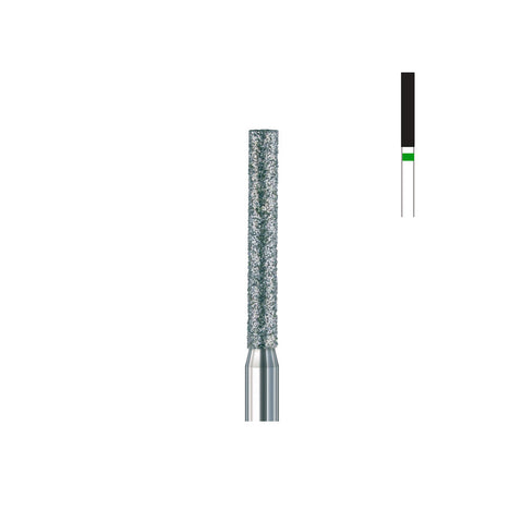 Fraise diamant 837L.FG 018 gros grains cylindre bout plat long