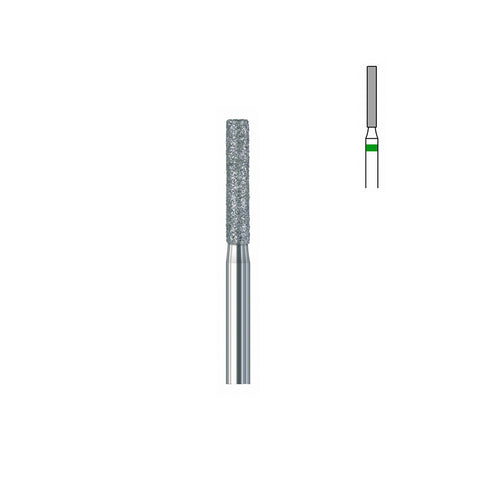 Fraise diamant 837.FG 012 gros grains cylindre bout plat