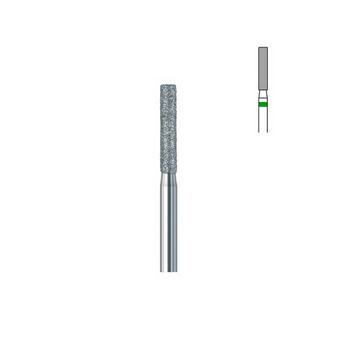 Fraise diamant 837.FG 016 gros grains cylindre bout plat