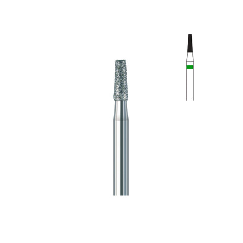 Fraise diamant 845.FG 012 gros grains cône bout plat