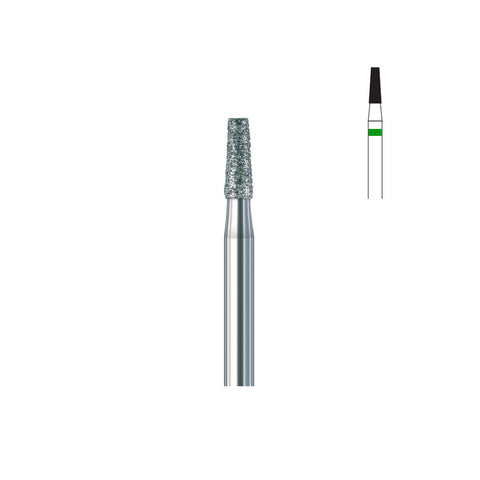 Fraise diamant 845.FG 014 gros grains cône bord plat