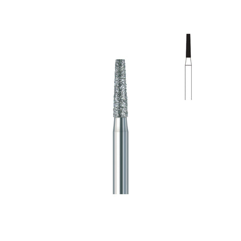 Fraise diamant 846.FG 012 grains moyens cône bout plat