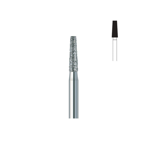 Fraise diamant 846.FG 025 grains moyens cône bout plat