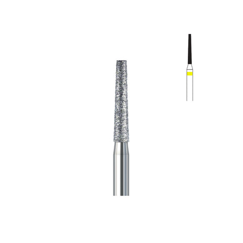 Fraise diamant 847.FG 010 extra fins cône bout plat