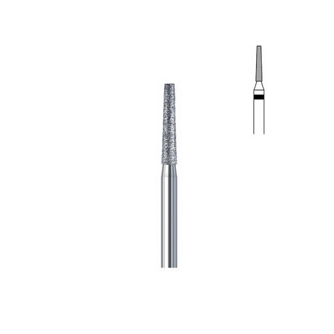Fraise diamant 847.FG 014 super gros grains cône bout plat