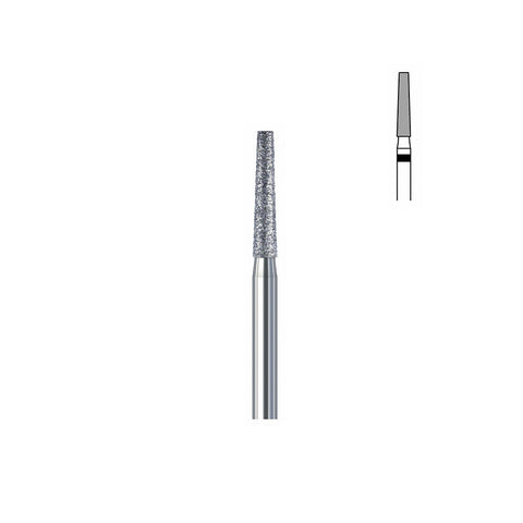 Fraise diamant 847.FG 016 super gros grains cône bout plat