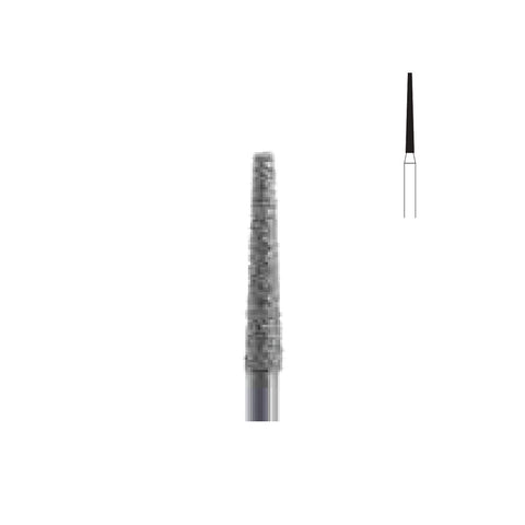 Fraise diamant 848L.FG 012 grains moyens cône bout plat long