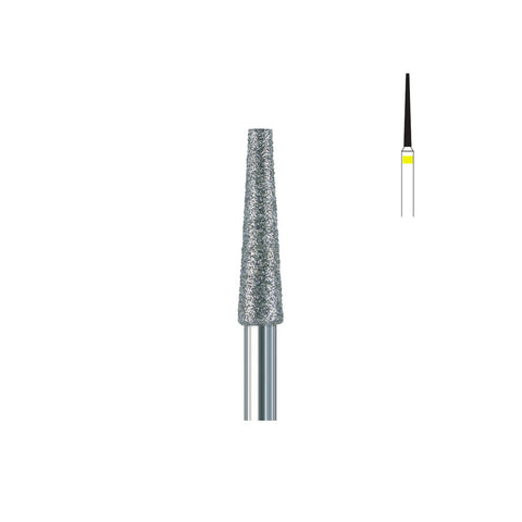 Fraise diamant 848.FG 010 extra fins cône bout plat