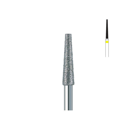 Fraise diamant 848.FG 012 extra fins cône bout plat